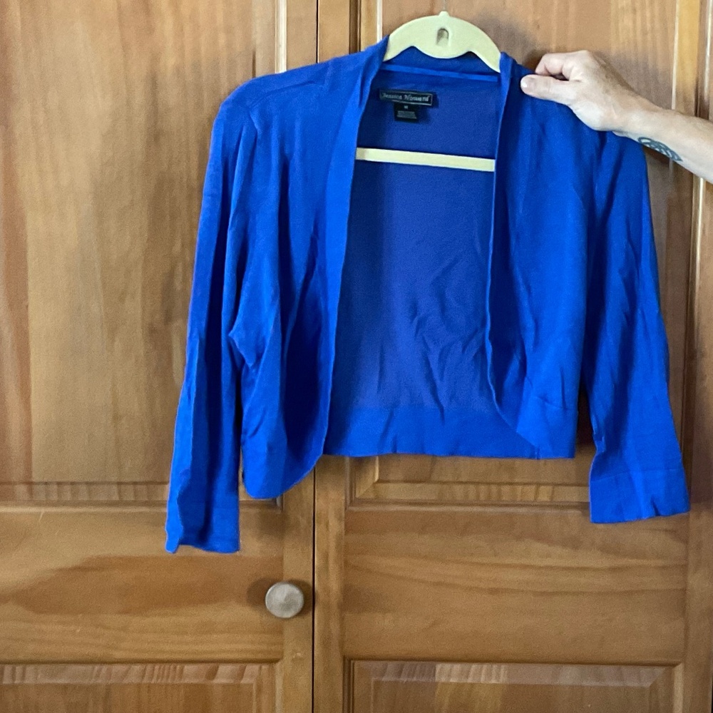 Royal Blue Bolo Sweater